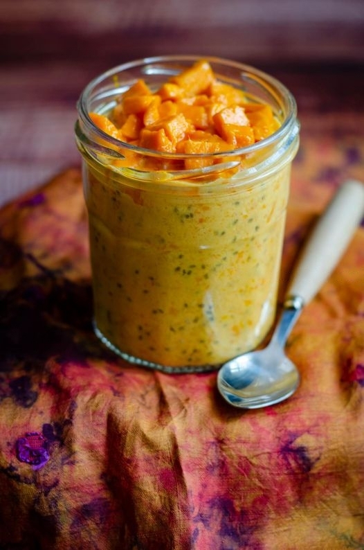Mango Coconut Overnight Oats