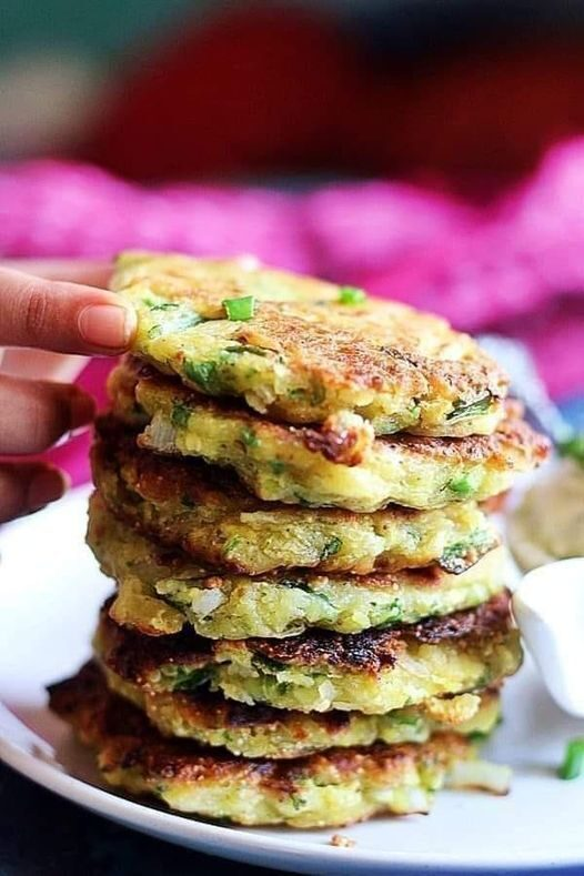 Zucchini Fritters (Vegan)