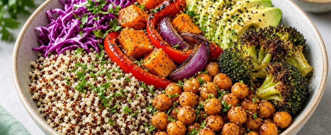 Rainbow Chickpea Buddha Bowl