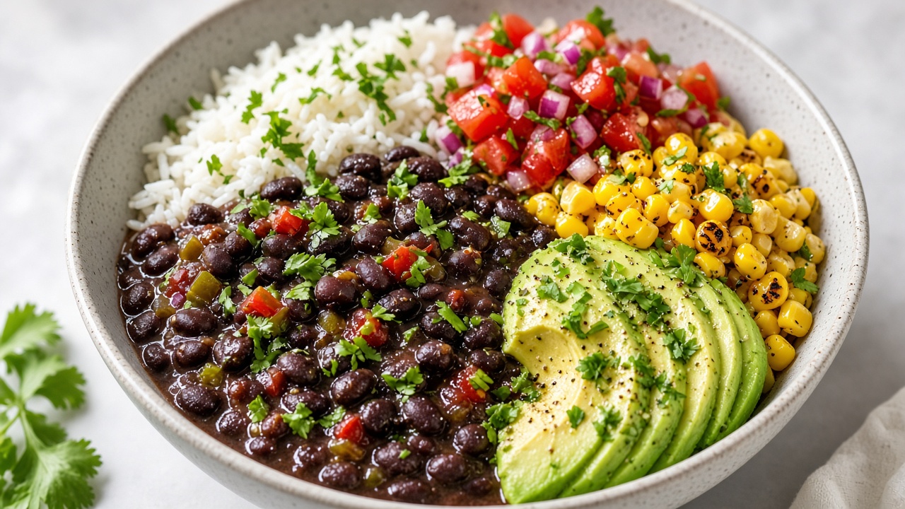 Smoky Black Bean Burrito Bowl